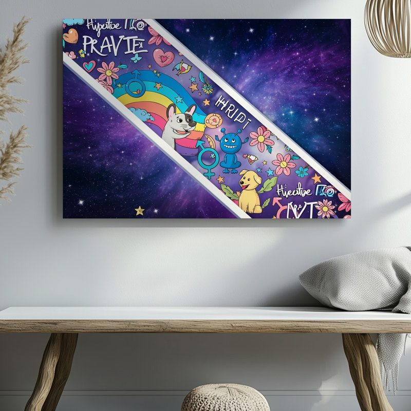 Reproduction d'art sur toile, H 30 po x l 40 po