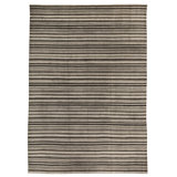 Striped Area Rug in Natural/Silver