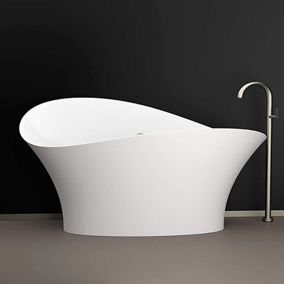 Vivian 68.9'' x 31.1'' Soaking Bi-Mat Bathtub