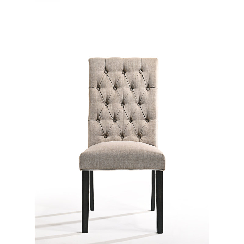 Chaise d'appoint rembourrée (ensemble de 2)