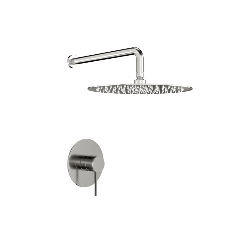 Shower Faucet Set,,Shower System With 10-Inch Rainfall Shower Head And Shower Valve, Brushed Nickel