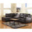 Table basse en bois massif Live Edge pour salon, 39 po, noyer rustique 39 po