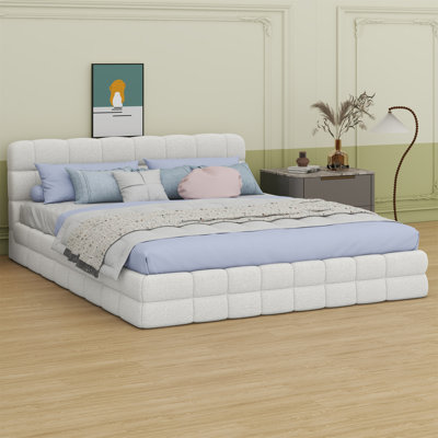 Lit plateforme tapissier
