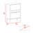 6-Bottle Rectangle Bar Cabinet