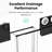Matte Black Bypass Shower Enclosure, 56"-60"W*72"H, 6Mm Glass, Safe Bathroom Partition Double Sliding Cubicle, Tempered Waterproof Element-120954818
