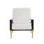 Fauteuil d'appoint rembourré à dossier bas Reynold-1985148861