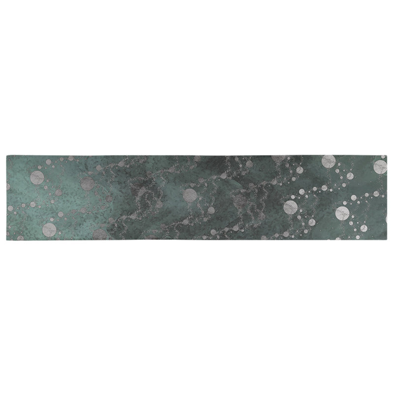 Avicia Table Runner, 90" x 16", Emerald Ombre