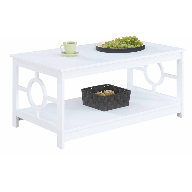 Odalis Single Coffee Table, White