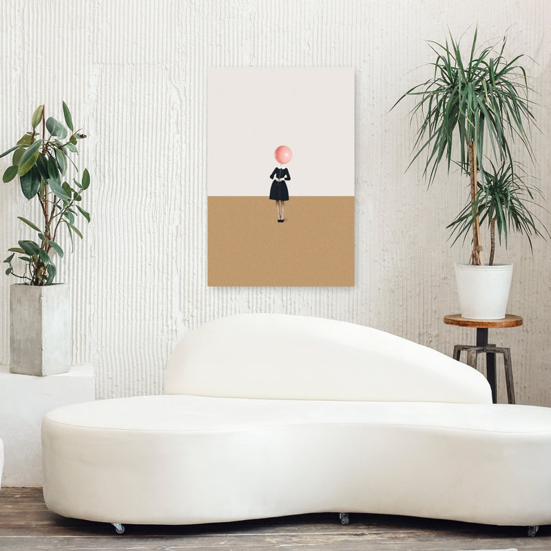 Art contemporain, art abstrait surréel, H 36 po x l 24 po