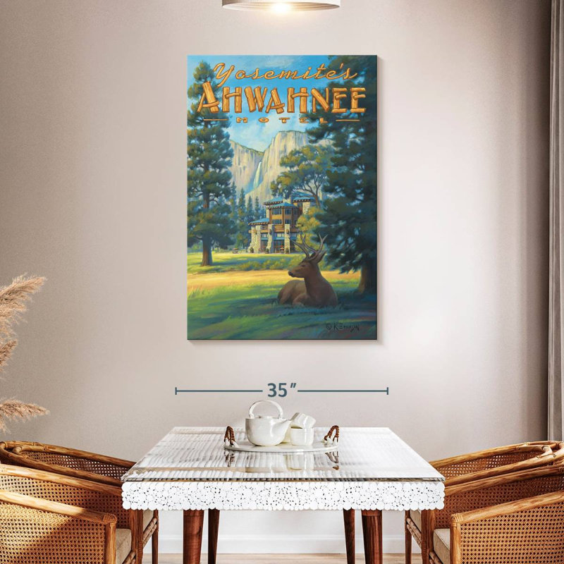 Alvord Ahwahnee Hotel, H 48 po x l 32 po