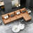 Efird 128" Wide Genuine Leather Sofa & Chaise-1946375099