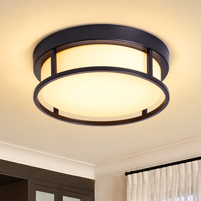Arath 2-Light Round Flush Mount Ceiling Light