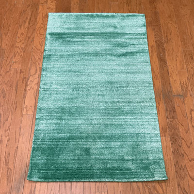 Rectangle Hand Knotted Silk Area Rug