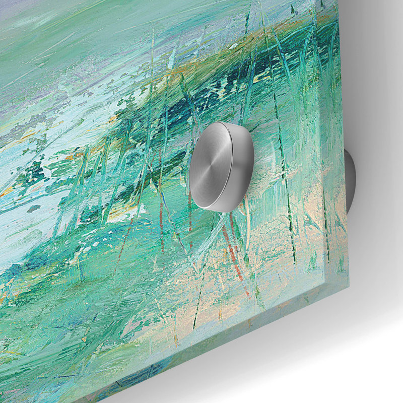 Art mural épique «Gust On The Loch» par Lesley Birch, 24 po x 24 po, H 24 po x l 24 po