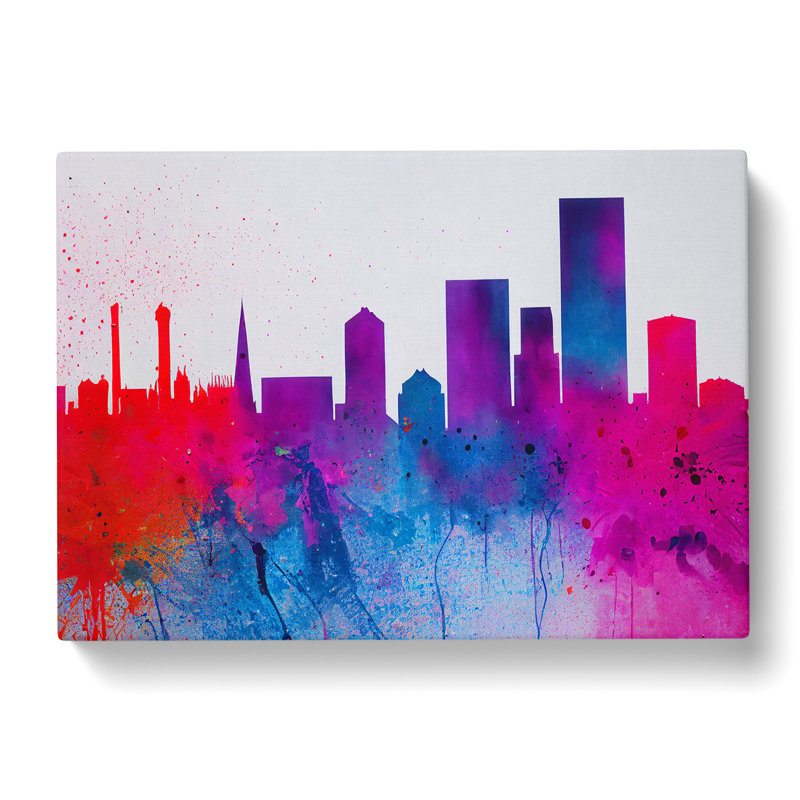 Skyscraper Skyline Vol.1 - Wrapped Canvas, 35cm H x 50cm W x 3cm D