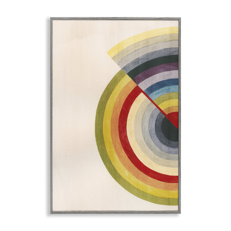  Giclée ronde et alternée encadrée par Grace Popp, Estampe numérique Farmhouse, H 18 po x l 12 po