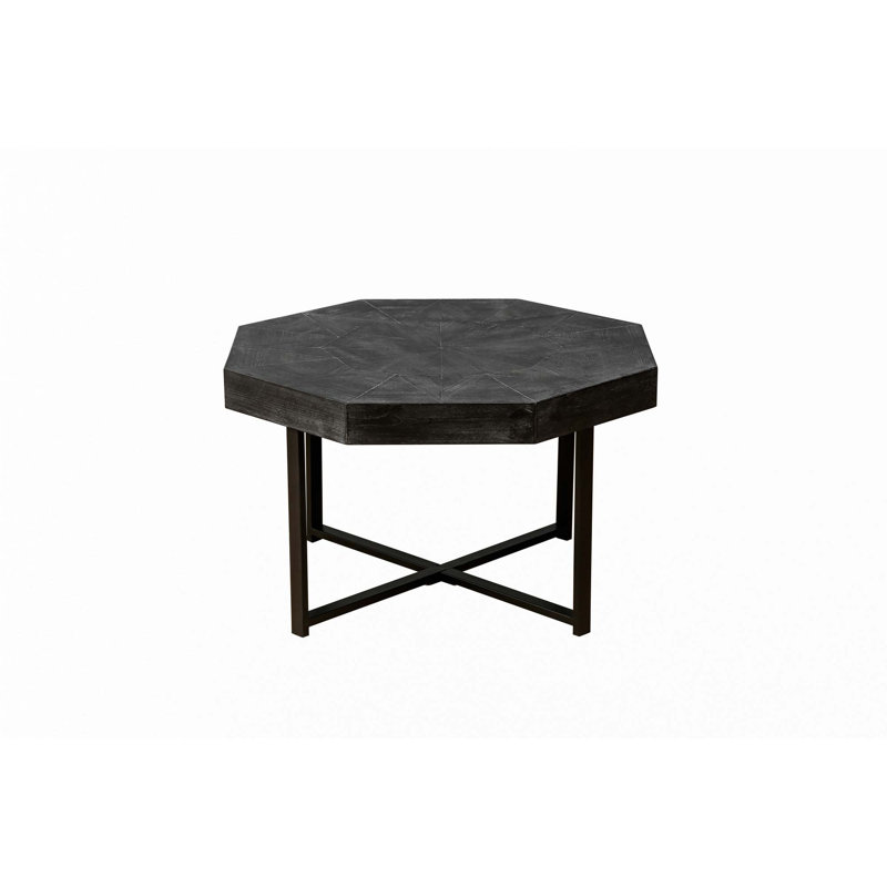 Table basse Farmhouse, Noir antique