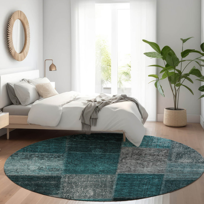 Tapis intérieur / extérieur Ayush, Rond 8 pi