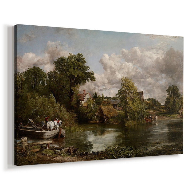 The White Horse-John Constable-Gallery Wrapped Canvas-1819, 32 x 48