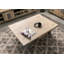 Wheel Coffee Table with Storage