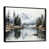 Black Floater Framed