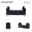 Louvenia 127cm Upholstered Flip Top Bench With Subdivided Storage and Toss Pillows-1919421958