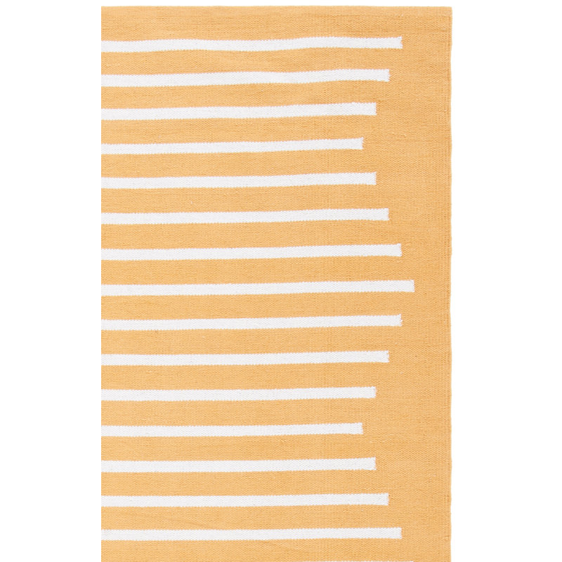 Tapis en coton tissé à la main Esty, Tapis de couloir 2 pi 3 po x 8 pi