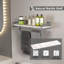 Étagère murale pour salle de bain en marbre