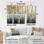 Birch Tree Dense Forest I - Paysages, art mural sur toile, 4 pièces-2145383264-2145383295