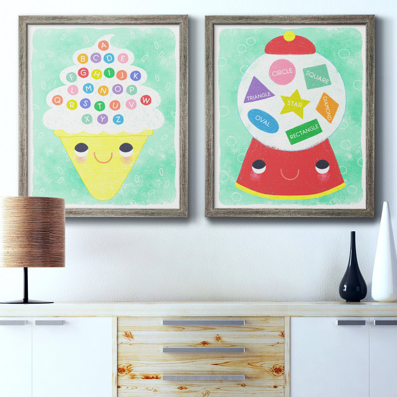 Cadre photo, ensemble de peintures sur toile