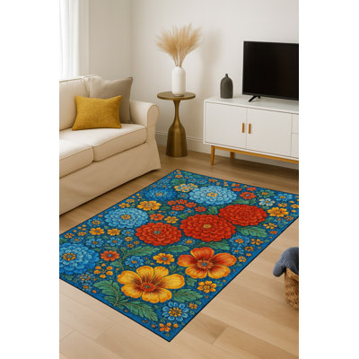 Annalena Cotton Washable Oriental Indoor / Outdoor Rug