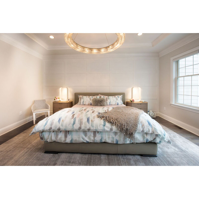 Bonn Hand-Loomed Area Rug in Pewter, Square 9'