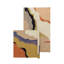 Rectangle Agate Abstract Flatweave Cotton Area Rug in Beige-299571799