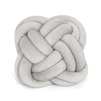 Velvet Knot Throw Pillow