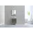 Ensemble de meuble-lavabo simple mural 24 po Trieu-23265346
