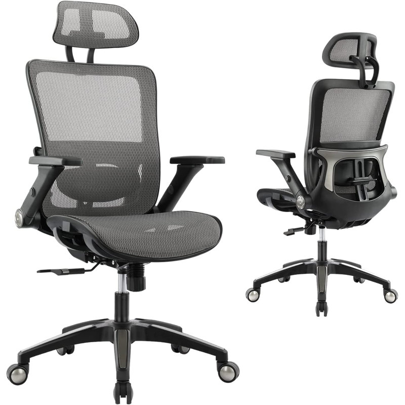 Jeel Ergonomic Mesh Office Chair,Executive High Back Computer Desk Chair with Footrest