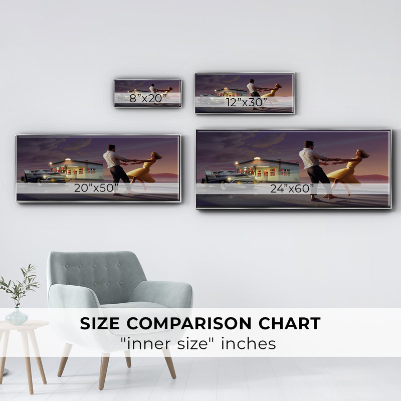 Night Dance- Framed Canvas