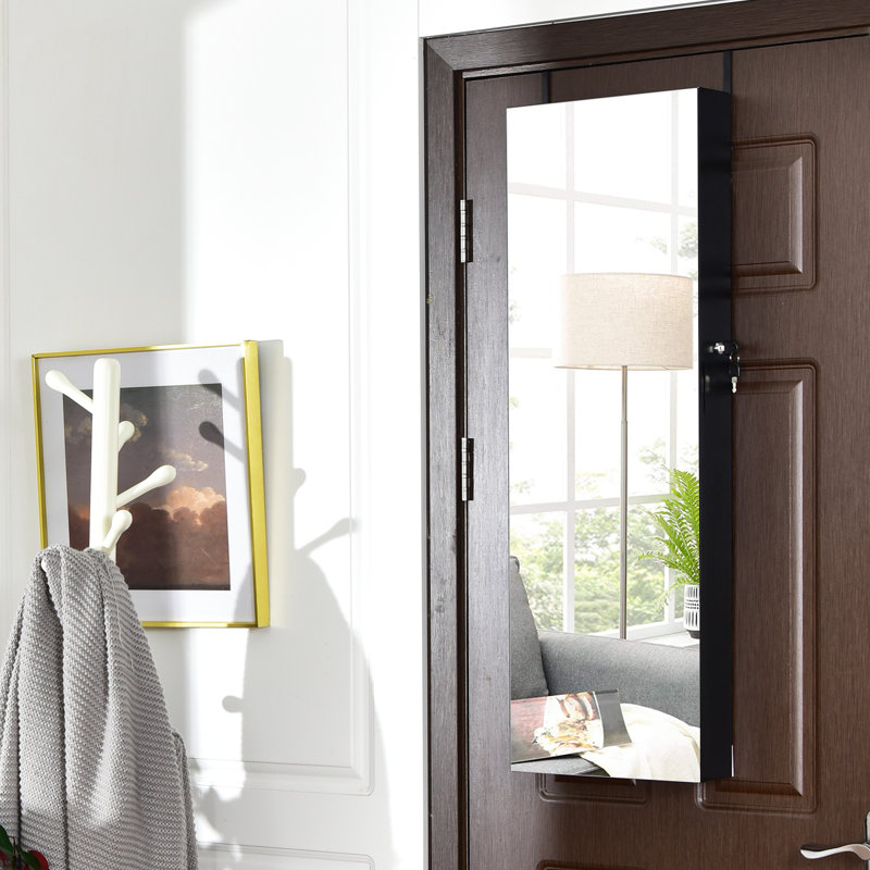 Nadabb Jewelry Armoire, Black