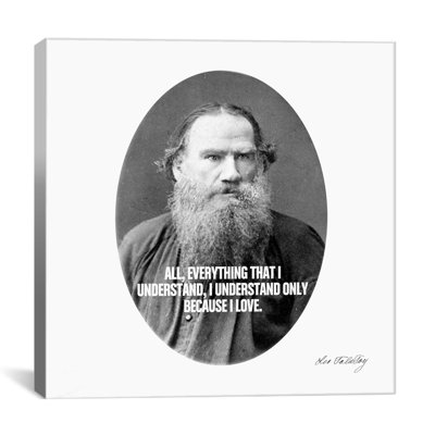 Leo Tolstoy Quote Photographic Print on Canvas