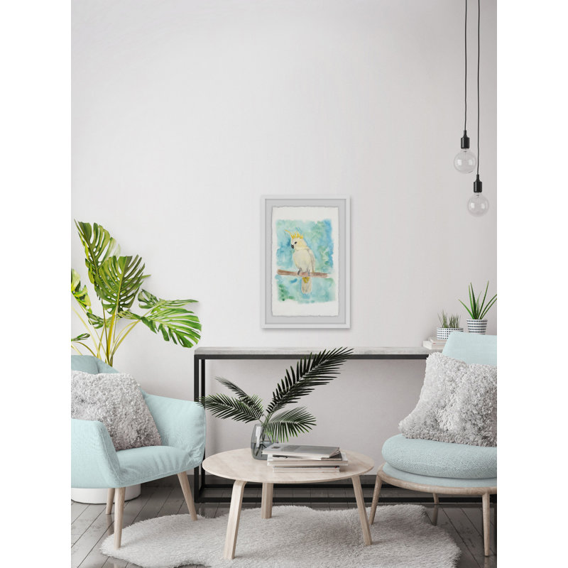 Resting Bird - Single Picture Frame Painting, 91 cm H x 61 cm W x 4 cm D