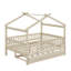 Wooden House Bed With Trundle-351713156-351713180