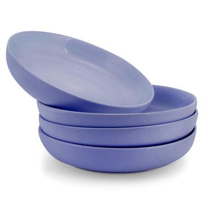Dinner Bowls Set of 4, Purple