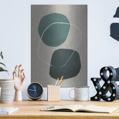 Art mural en métal «Scandi Pebbles 9» par Gary Williams