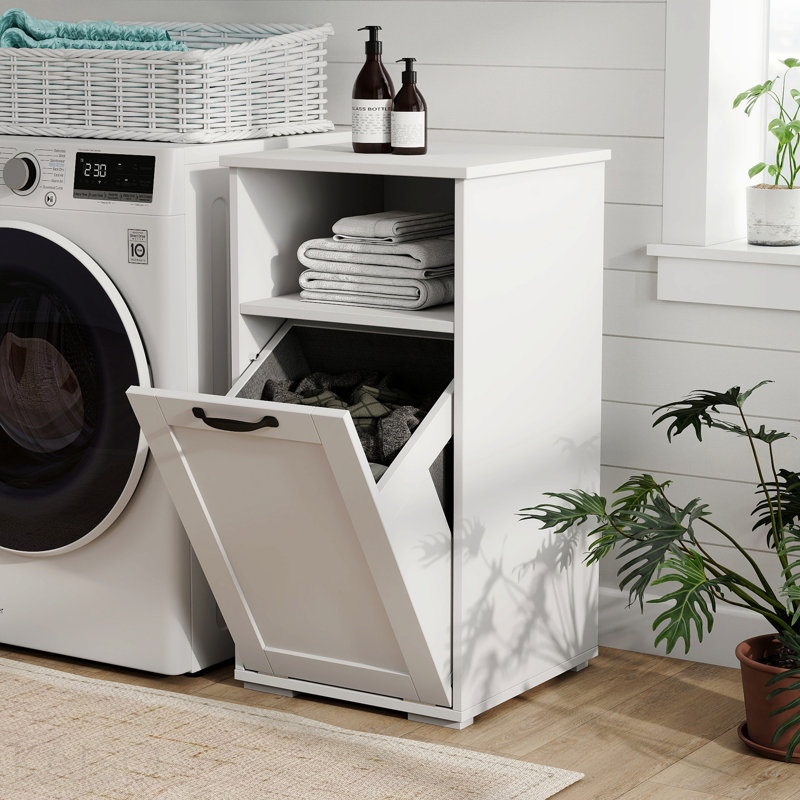 Laundry Cabinet ,With 1 Removable Liner Bags