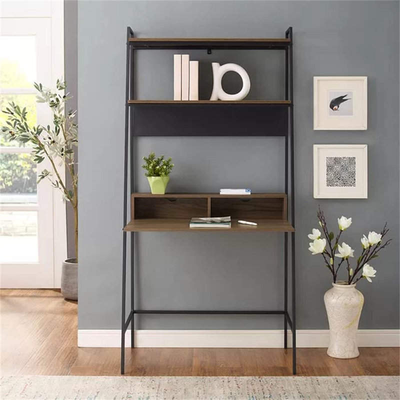 Ketan Leaning / Ladder Desk, Mocca