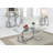 Hyatt 48'' Glass Top Console Table