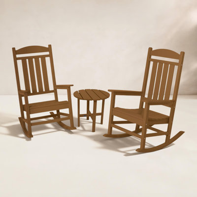 POLYWOOD® Rocker 2-Person Patio Seating Group