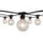 Bulbrite 14-foot String Light Kit with Clear Incandescent Globe G16 Light Bulbs, 2-pk