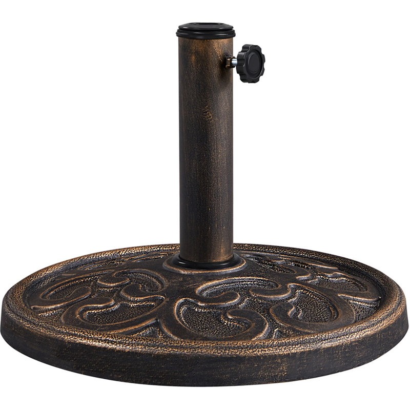 10.1kg Free Standing Umbrella Base, Bronze