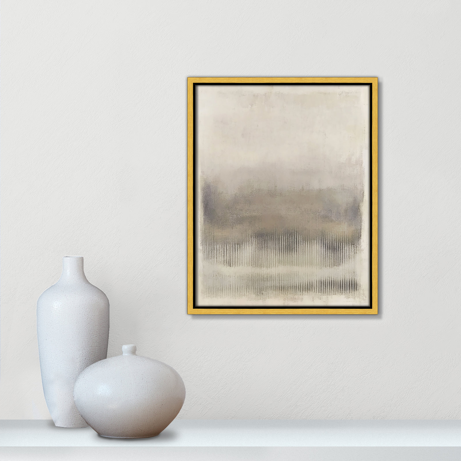 Balanced Silence II Print by Irena Orlov, 15.5" H x 12.5" W, Gold Floater